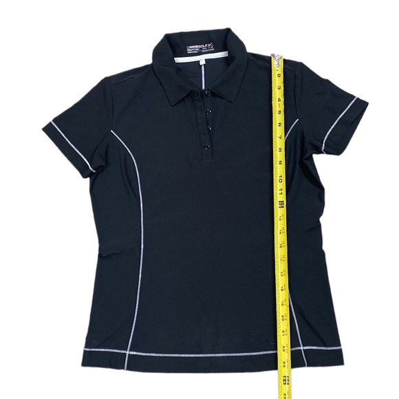 Nike Golf Short Sleeve Tee Fit Dry, Black with White, Striping under Col… - Picture 8 of 9